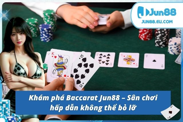 Baccarat Jun88 – Game Bài Đỉnh Cao Tại Nhà Cái Uy Tín JUN88 Giới thiệu cách chơi Baccarat tại JUN88